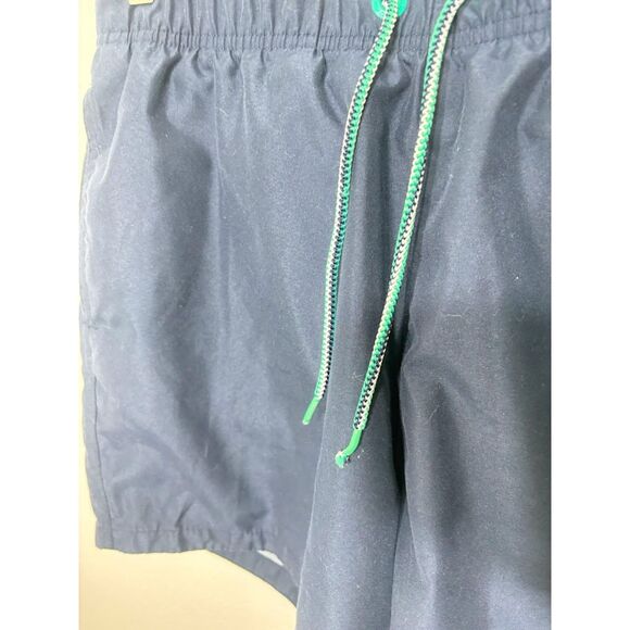 Hollister Men's Swimtrunks size medium EUC navy and teal swimsuit summer spring - Picture 3 of 3
